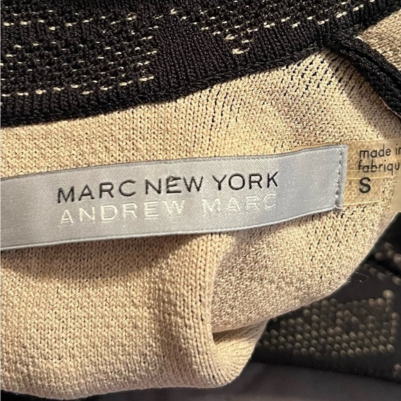 Marc New York Andrew Marc Black Knit Sleeveless Sheath Dress -  Small - Picture 6 of 8